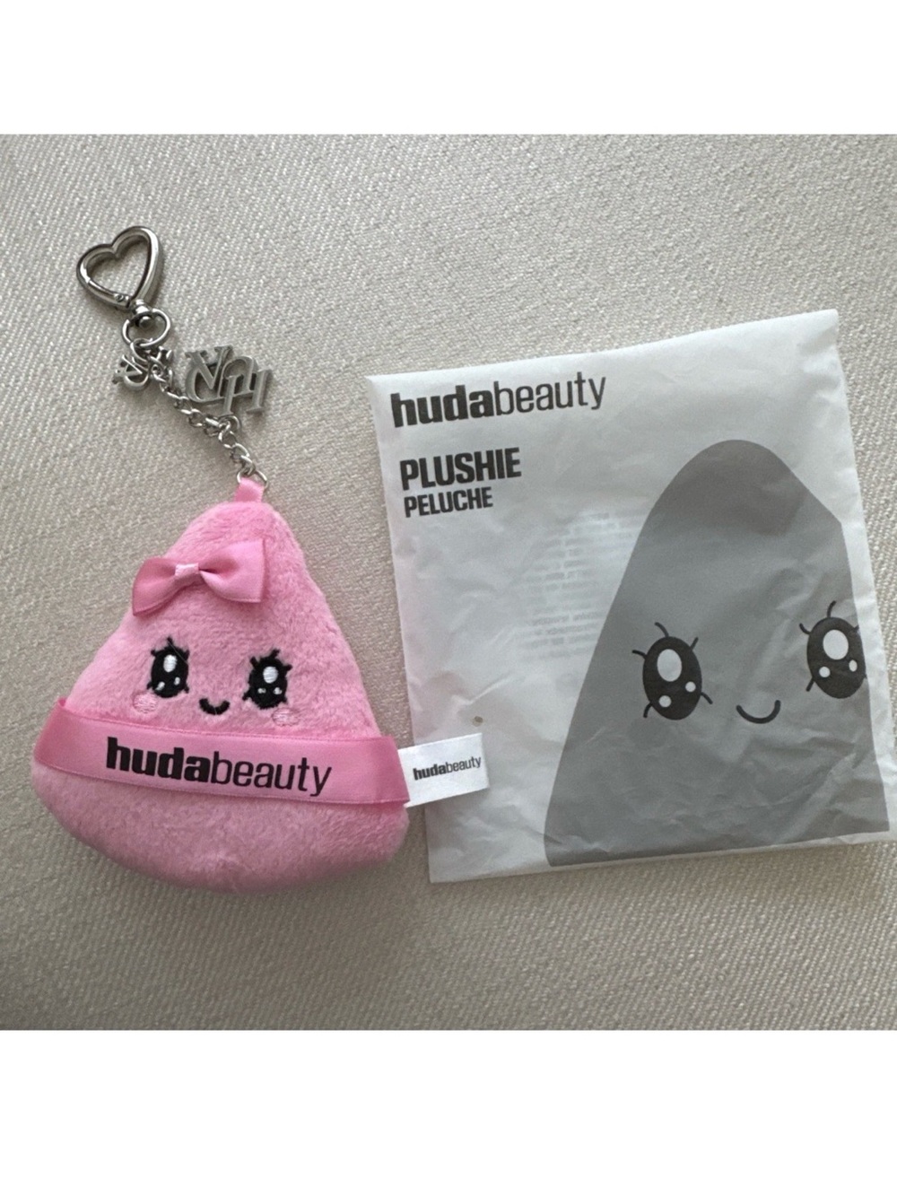Huda Beauty Plushie | PR Gift Keyring | NEW | 100% Authentic Collectible